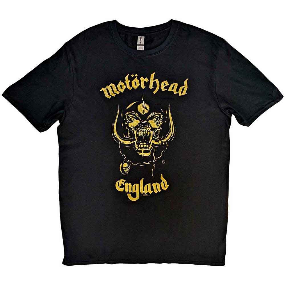 Motorhead: Rock Off - England Classic Gold (T-Shirt Unisex Tg. L)