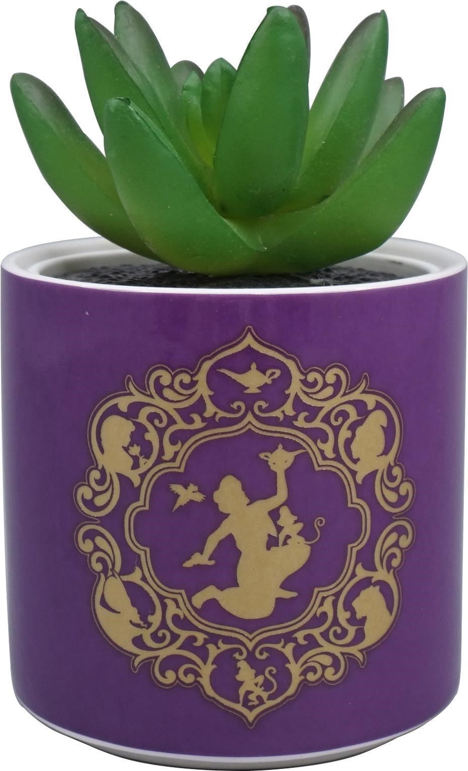 Disney: Half Moon Bay - Aladdin - Purple (Plant Pot Faux Boxed 6.5 Cm / Pianta Finta Con Vaso)