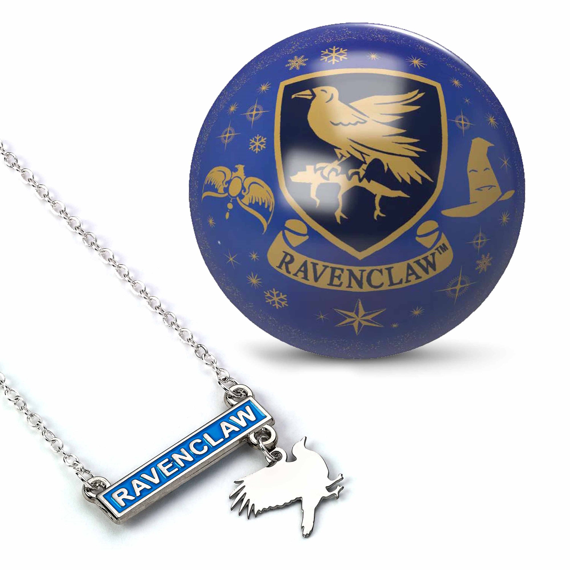 Harry Potter: The Carat Shop - Ravenclaw Bauble With Ravenclaw Bar (Necklace / Collana)