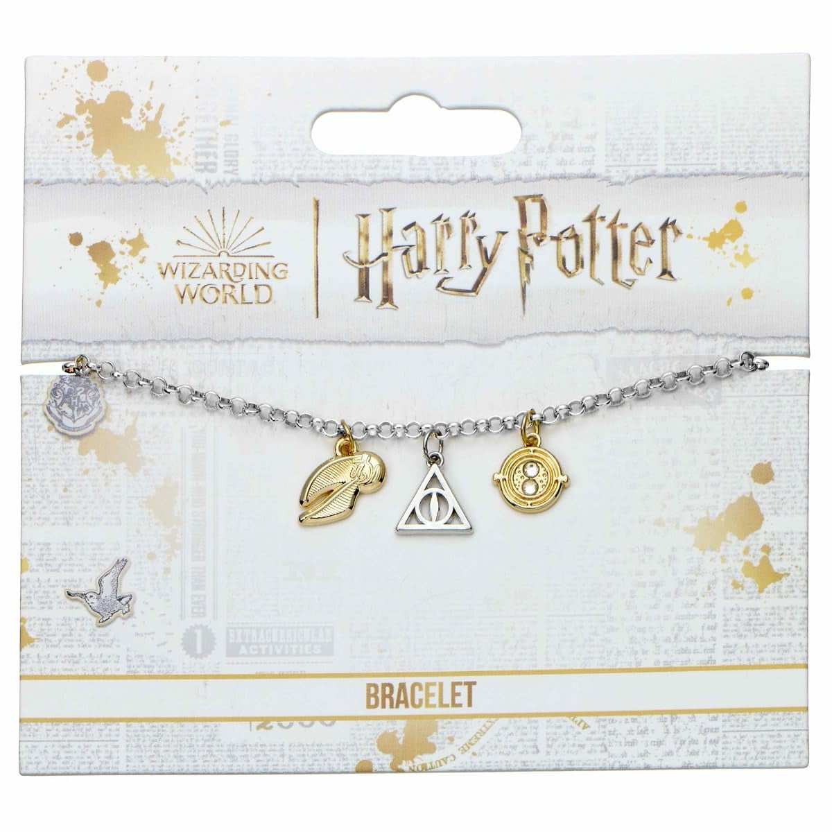 Harry Potter: The Carat Shop - Charm Bracelet With Three Charms