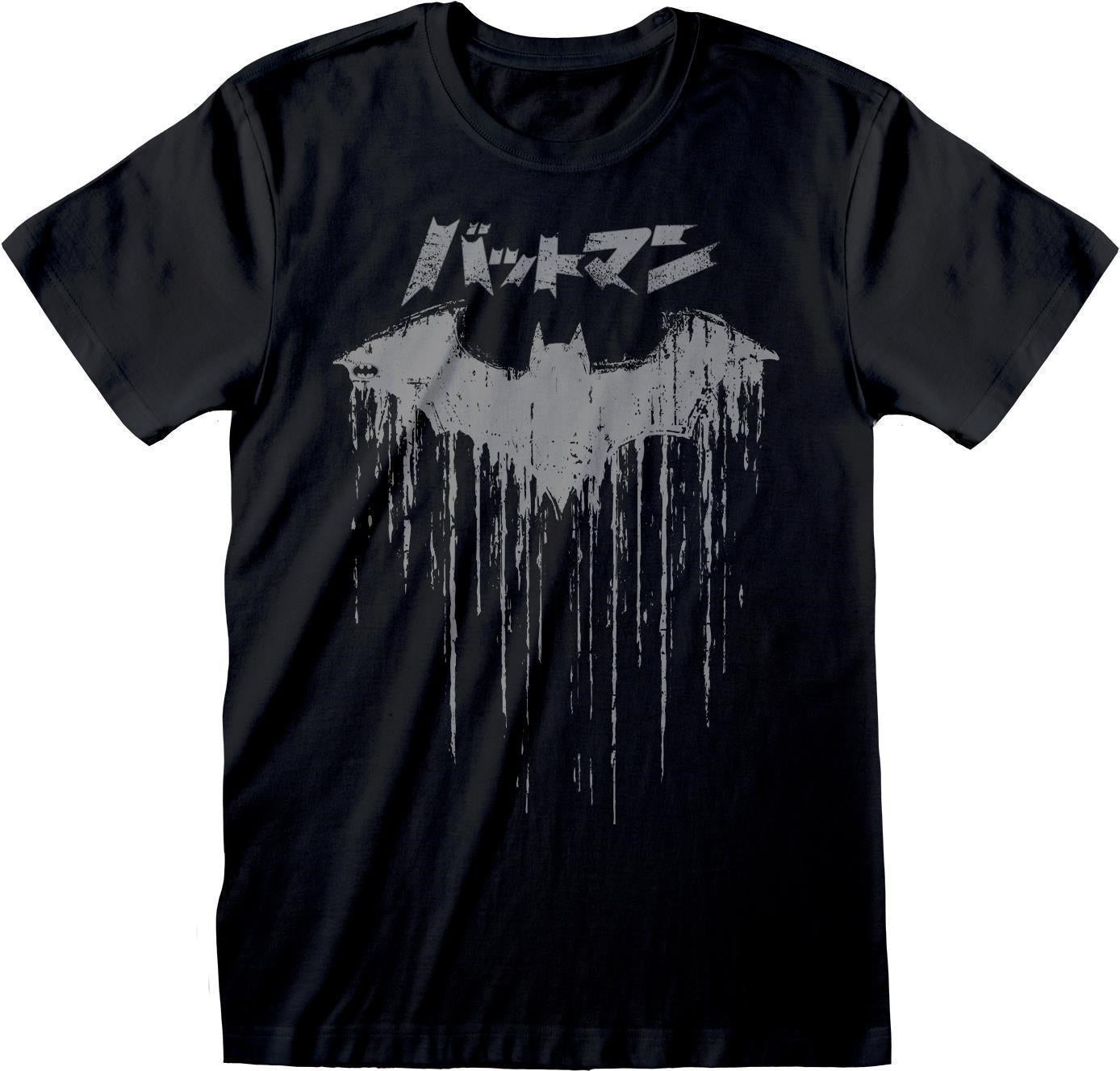 Dc Comics: Batman - Distressed Japanese Logo (T-Shirt Unisex Tg. S)