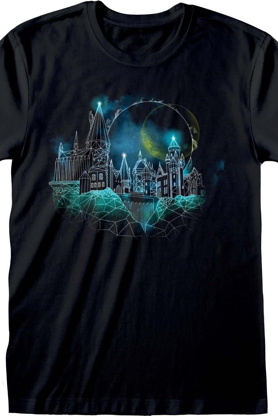 Harry Potter: Wireframe Hogwarts (T-Shirt Unisex Tg. M)