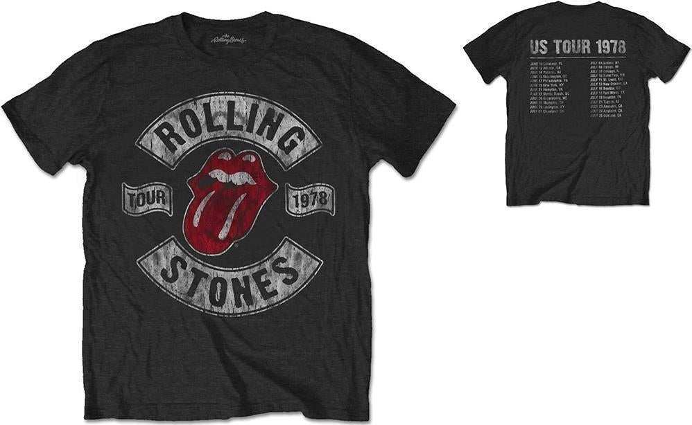 Rolling Stones (The): Us Tour 1978 Special Edition Black (T-Shirt Unisex Tg. L)