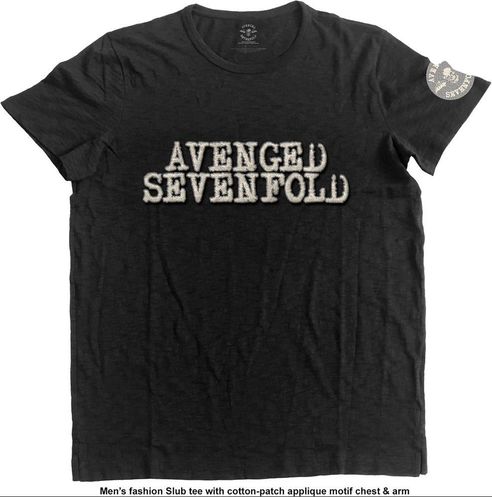 Avenged Sevenfold: Logo & Death Bat (T-Shirt Unisex Tg. M)