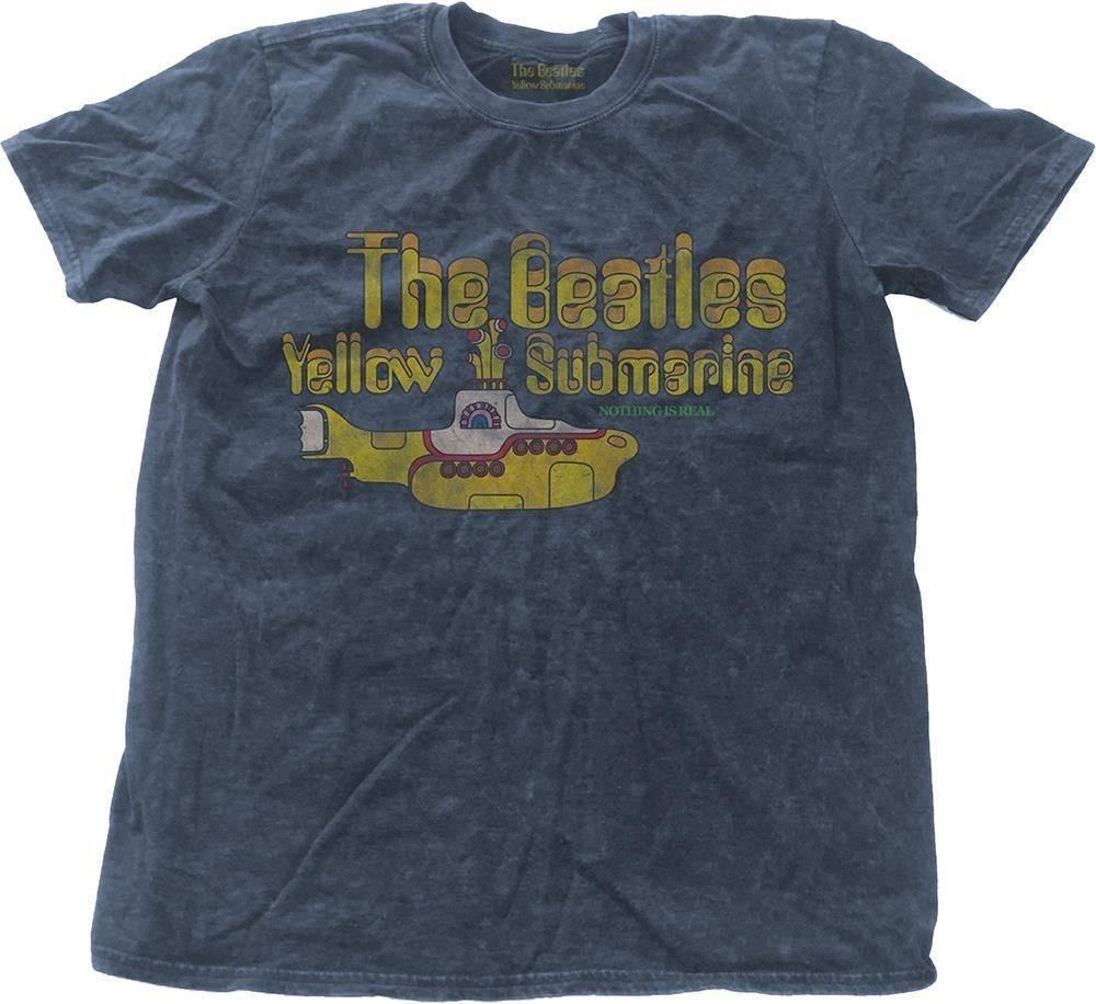 Beatles (The): Rock Off - Yellow Submarine Nothing Is Real Wash Collection(T-Shirt Unisex Tg. XL)