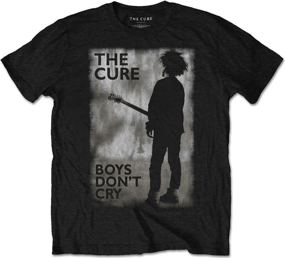 Cure (The): Rock Off - Boys Dont Cry Black & White (T-Shirt Unisex Tg. L)