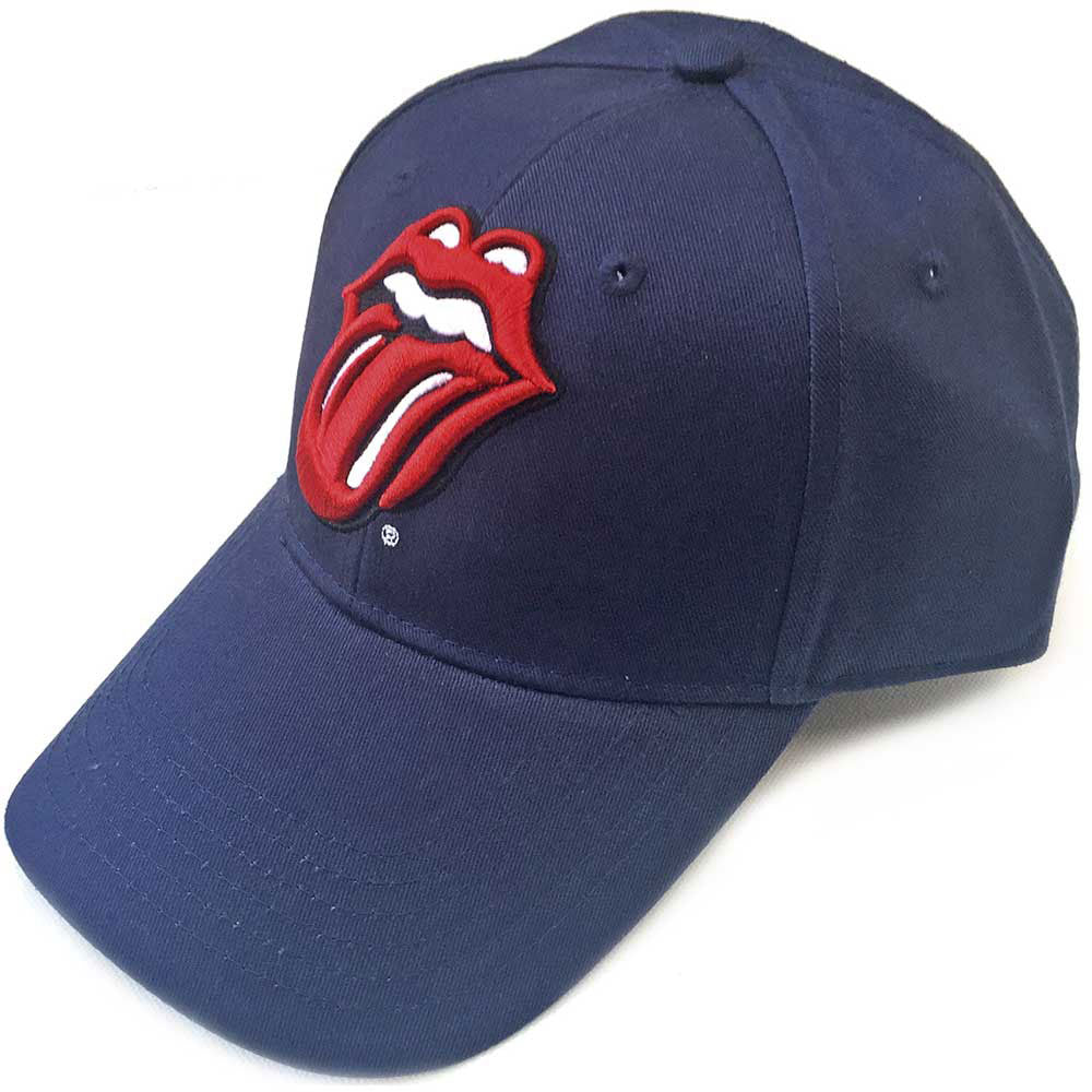 Rolling Stones (The): Rock Off - Classic Tongue Navy Blue (Cappellino)