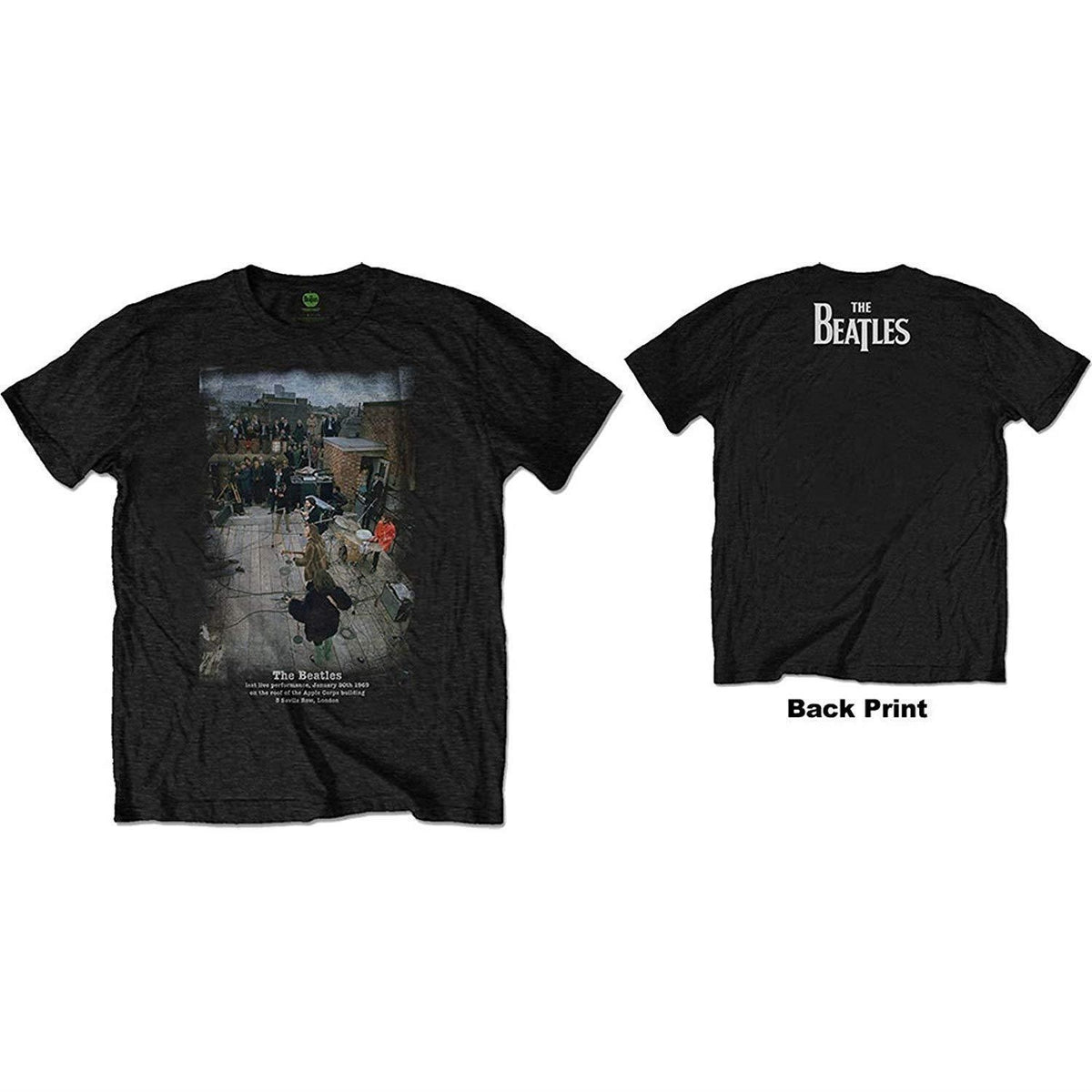 Beatles (The): Rock Off - 3 Savile Row Back Print (T-Shirt Unisex Tg. 2XL)