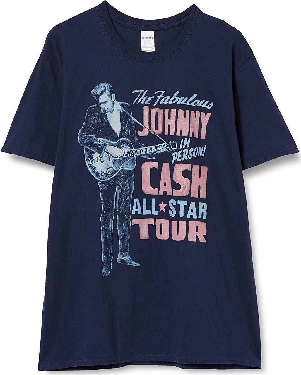 Johnny Cash: Rock Off - All Star Tour Back Print (T-Shirt Unisex Tg. XL)