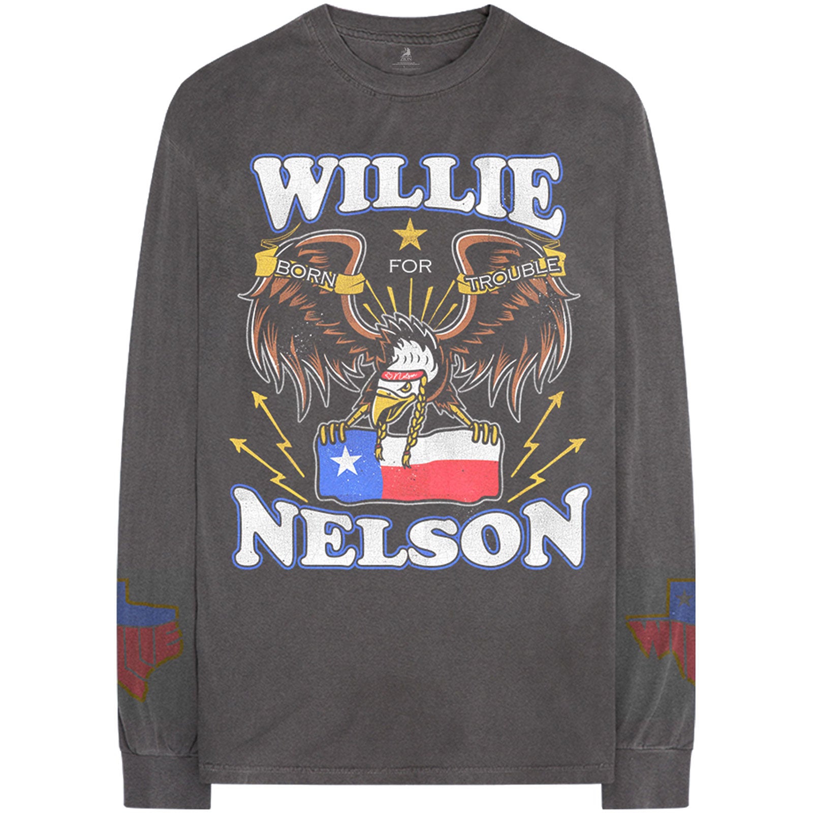 Willie Nelson: Texan Pride (Arm Print) (Maglia Manica Lunga Unisex Tg. M)