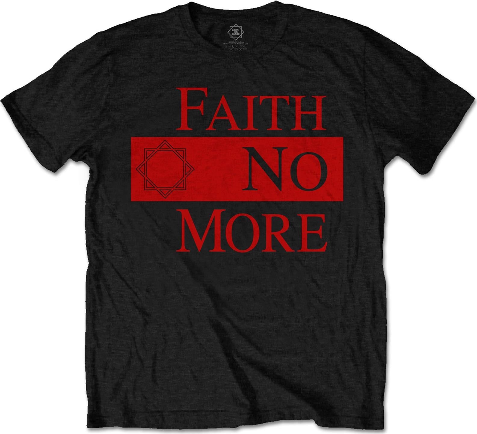 Faith No More: Rock Off - Classic New Logo Star (T-Shirt Unisex Tg. 2XL)