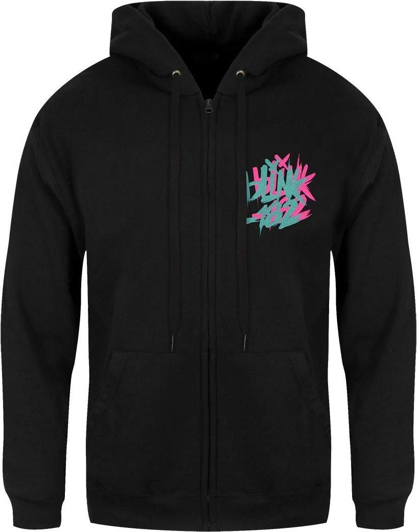 Blink-182: Rock Off - Double Six Arrow Smiley Back Print (Felpa Con Cappuccio Unisex Tg. XL)