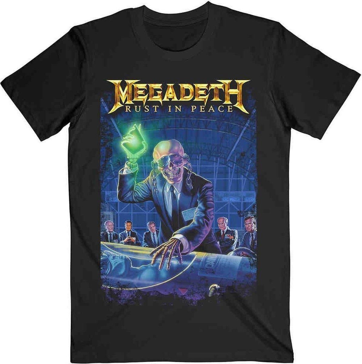 Megadeth: Rust In Peace 30Th Anniversary (Back Print) (T-Shirt Unisex Tg. M)