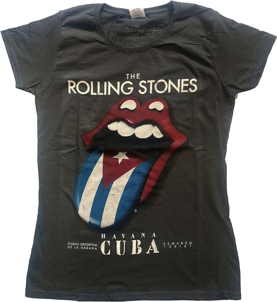 Rolling Stones (The): Rock Off - Havana Cuba (T-Shirt Donna Tg. M)