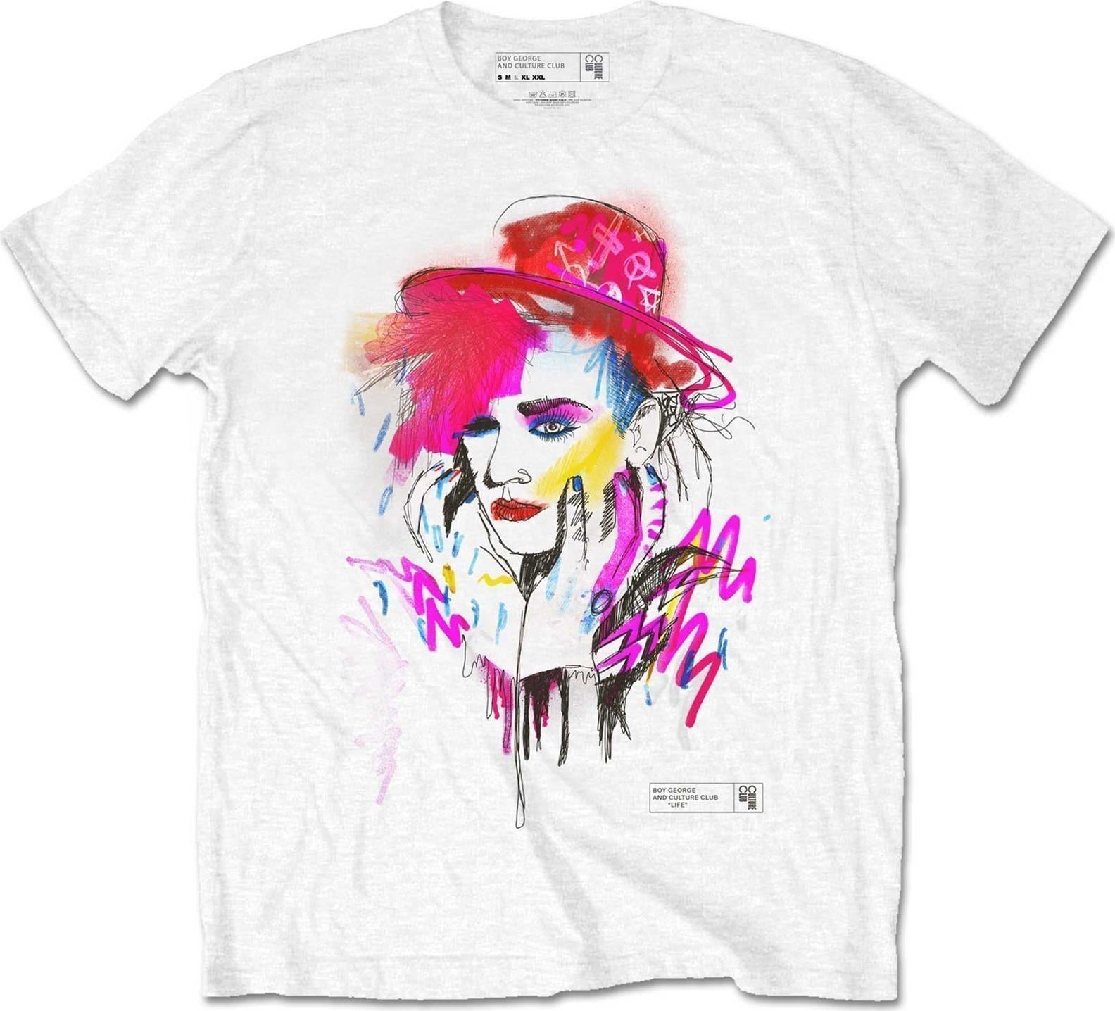 Boy George & Culture Club: Drawn Portrait (T-Shirt Unisex Tg. S)