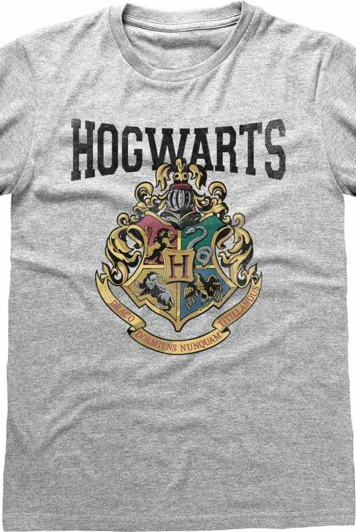 Harry Potter: Hogwarts College Crest (T-Shirt Unisex Tg. L)