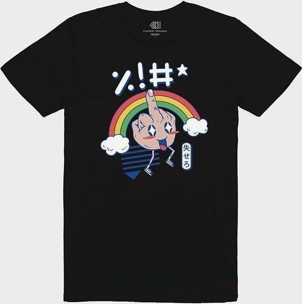 Vincent Trinidad: Kawaii As F*Ck! Black (T-Shirt Unisex Tg. L)