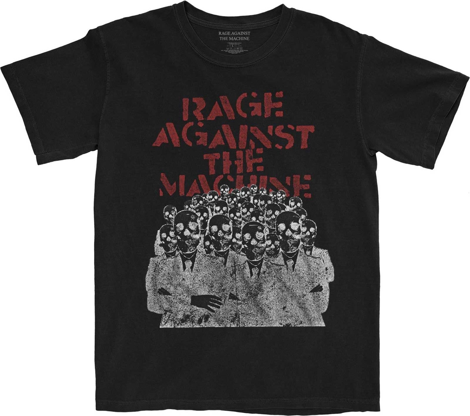 Rage Against The Machine: Crowd Masks (T-Shirt Unisex Tg. 2XL)