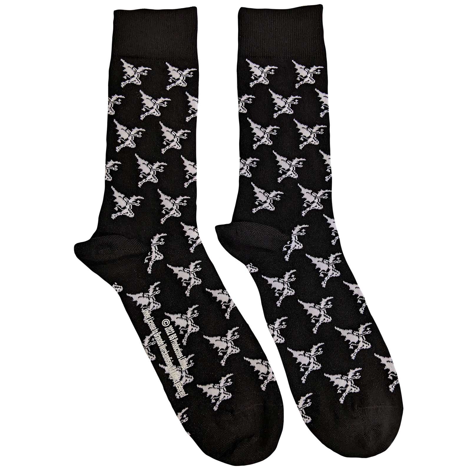 Black Sabbath: Rock Off - Demon Pattern (Calzini Unisex Tg. Uk 7 - 11)