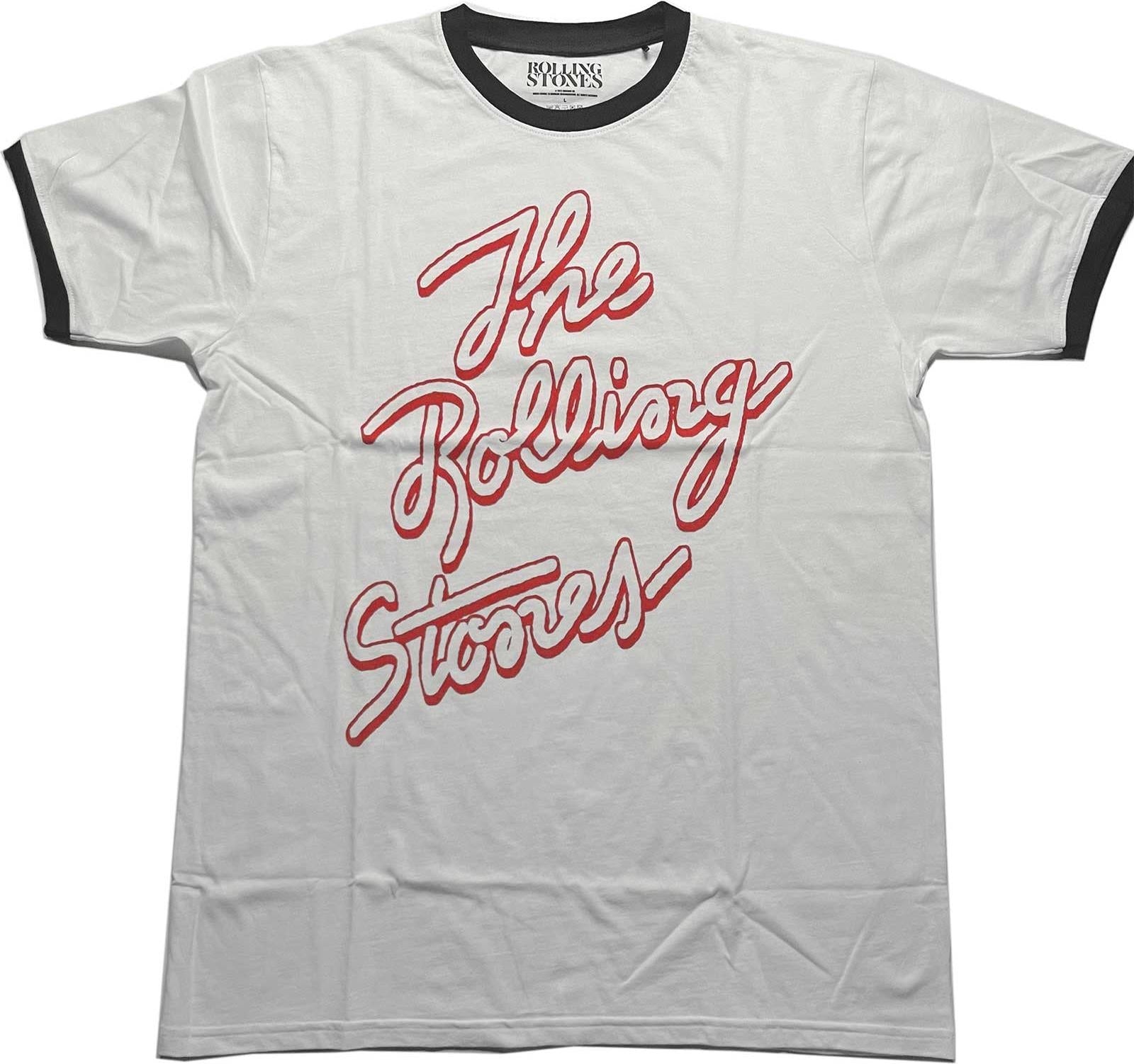 Rolling Stones (The): Ringer Signature Logo (T-Shirt Unisex Tg. S)