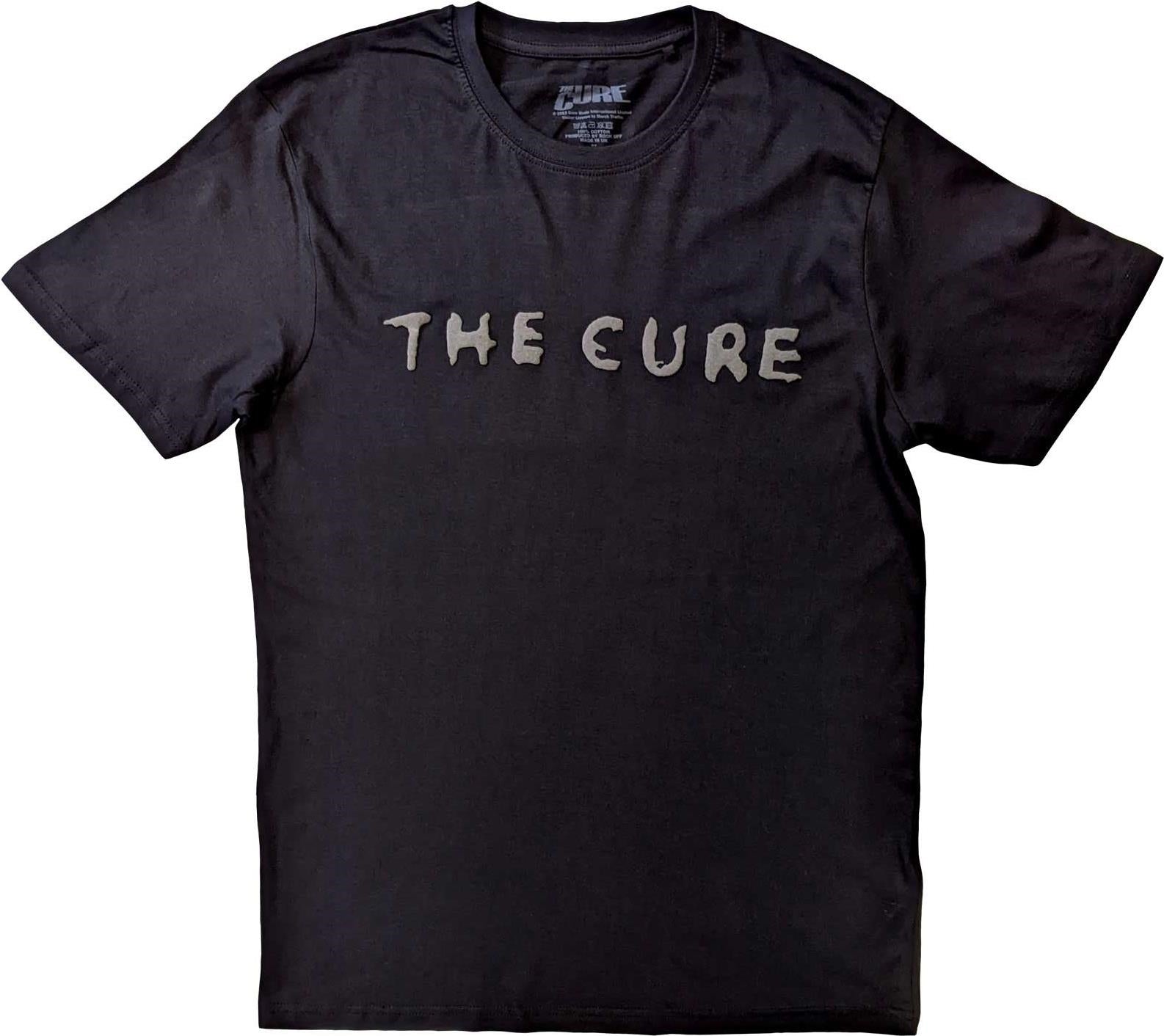 Cure (The): Rock Off - Circle Logo Black Hi-Build (T-Shirt Unisex Tg. 2XL)