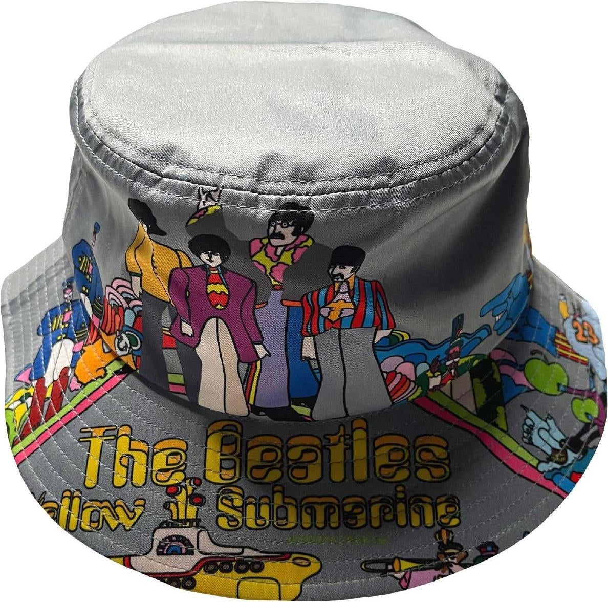 Beatles (The): Yellow Submarine (Grey) (Bucket Hat / Cappello Tg. L/XL)