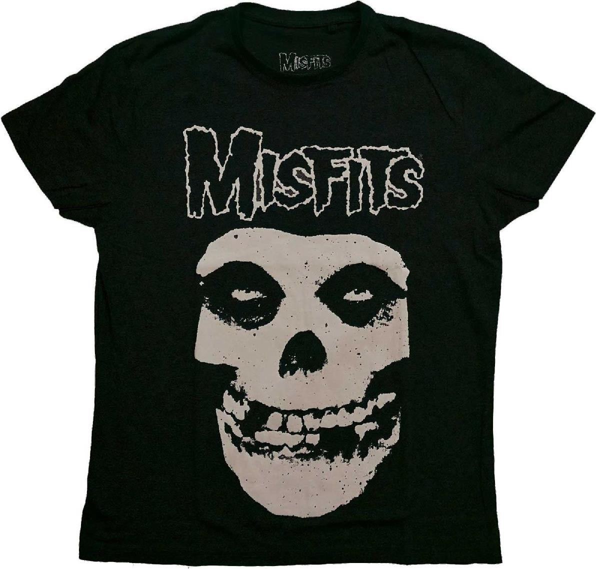 Misfits (The): Rock Off - Logo & Fiend Black (T-Shirt Unisex Tg. S)