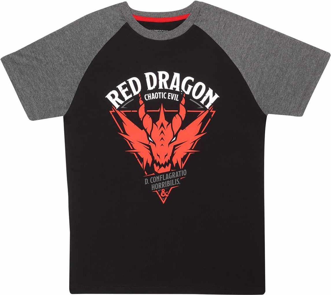 Dungeons And Dragons: Red Dragon - Black (T-Shirt Unisex Tg. S)