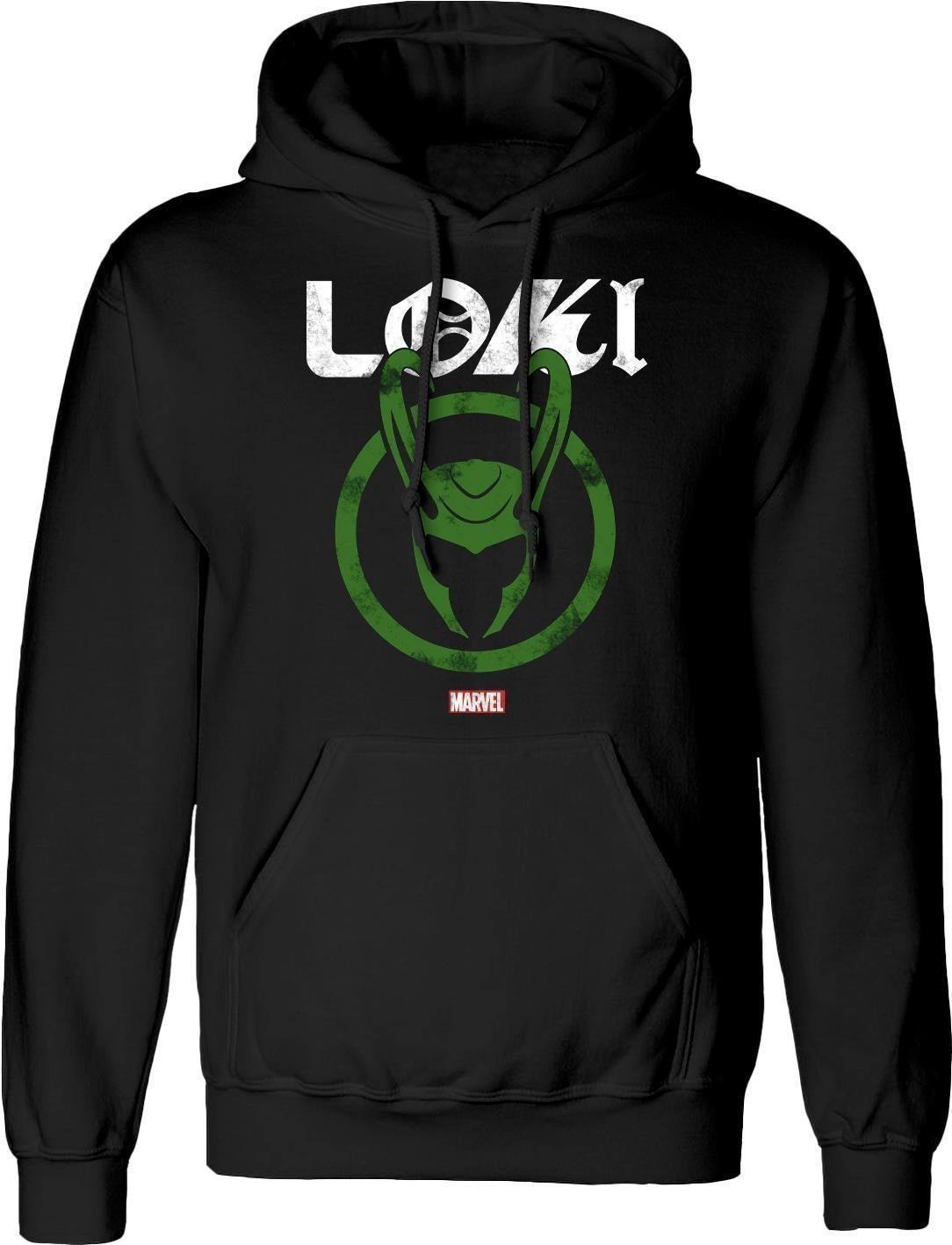 Marvel: Loki Season 2 - Distressed Logo (Felpa Con Cappuccio Unisex Tg. L)
