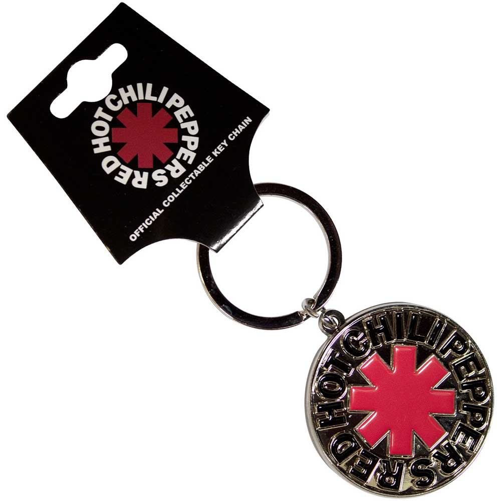Orphan Sku - Red Hot Chili Peppers Keychain: Asterisk Logo Silver (Enamel In-Fill)