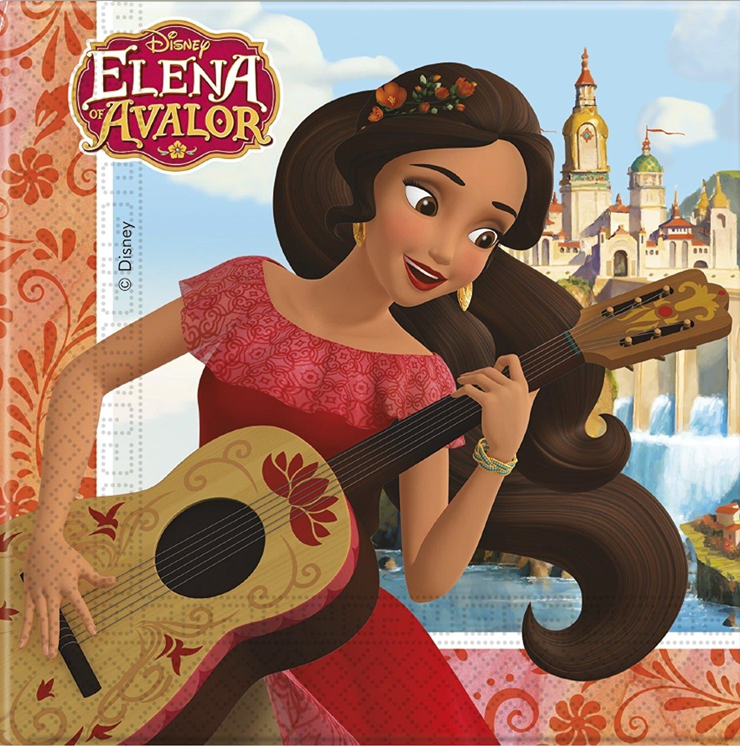 Disney: Elena Di Avalor - 20 Tovaglioli Carta Doppio Velo 33 X 33 Cm