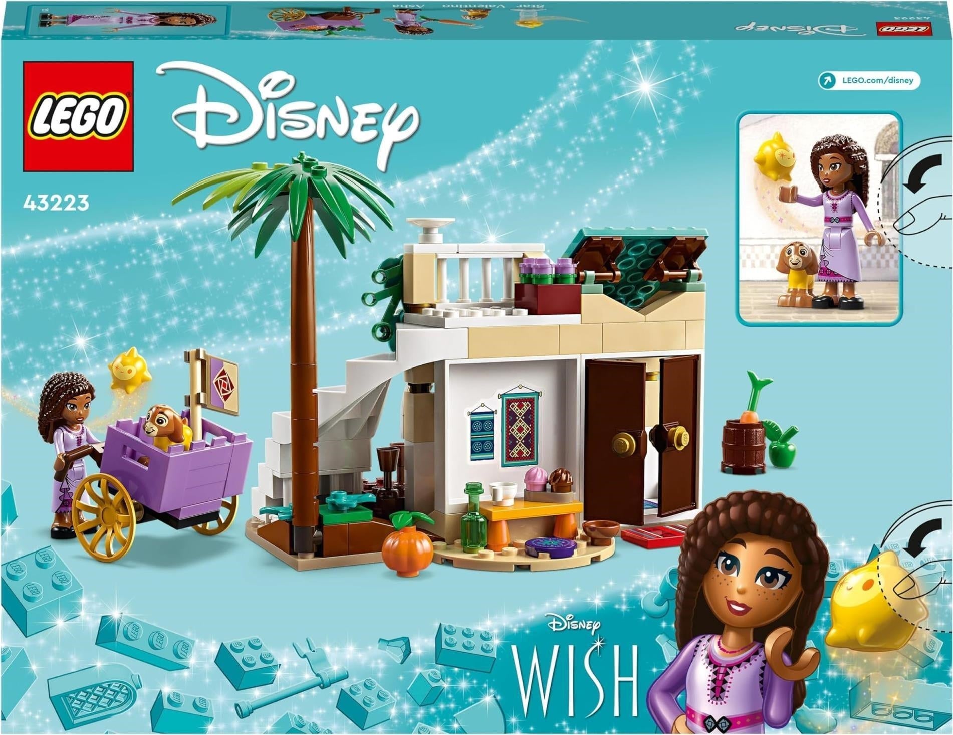 Lego: 43223 - Disney Princess - Wish - Asha Nella Citta Di Rosas