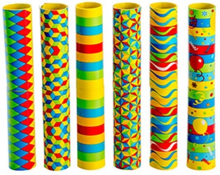 It Stellone Filante Lusso 18 Rot.Mm.14 Ca. In Carta Certificata Mod.Ass. Con Cartellino/Etichetta