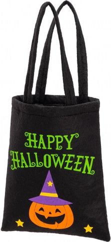 Carnival Toys: Borsina Happy Halloween In Feltro H.Cm.42X21 Ca. C/Cartellino/Etichetta