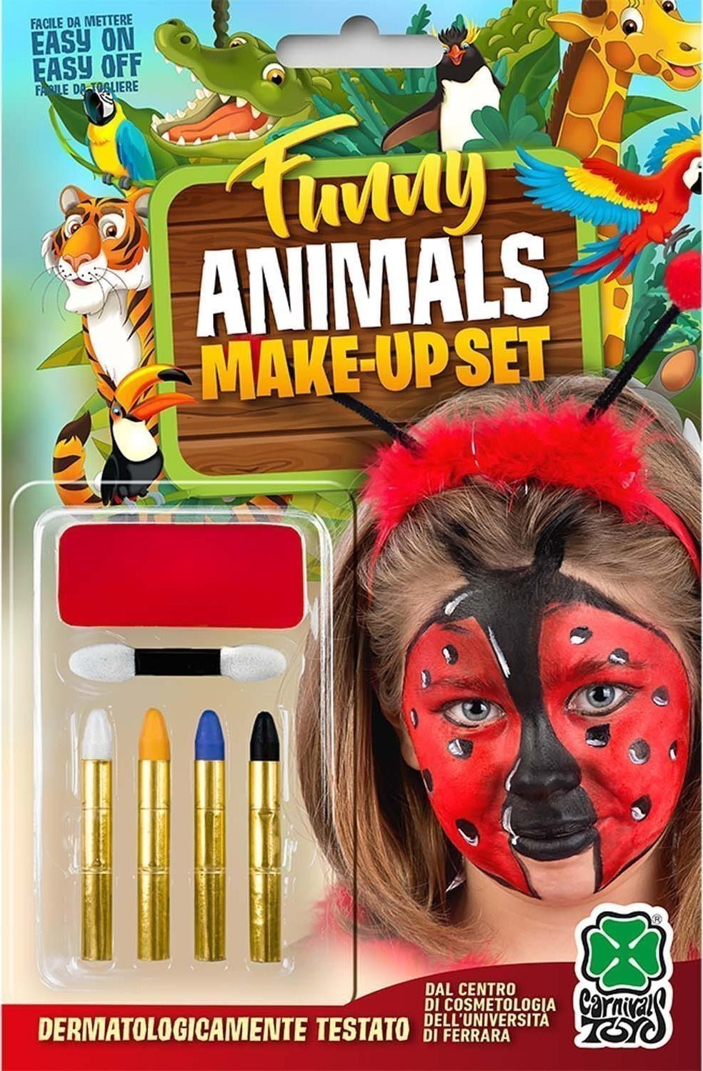 Carnival Toys: 9438: Fondotinta Coccinella + 4 Matite In Blister
