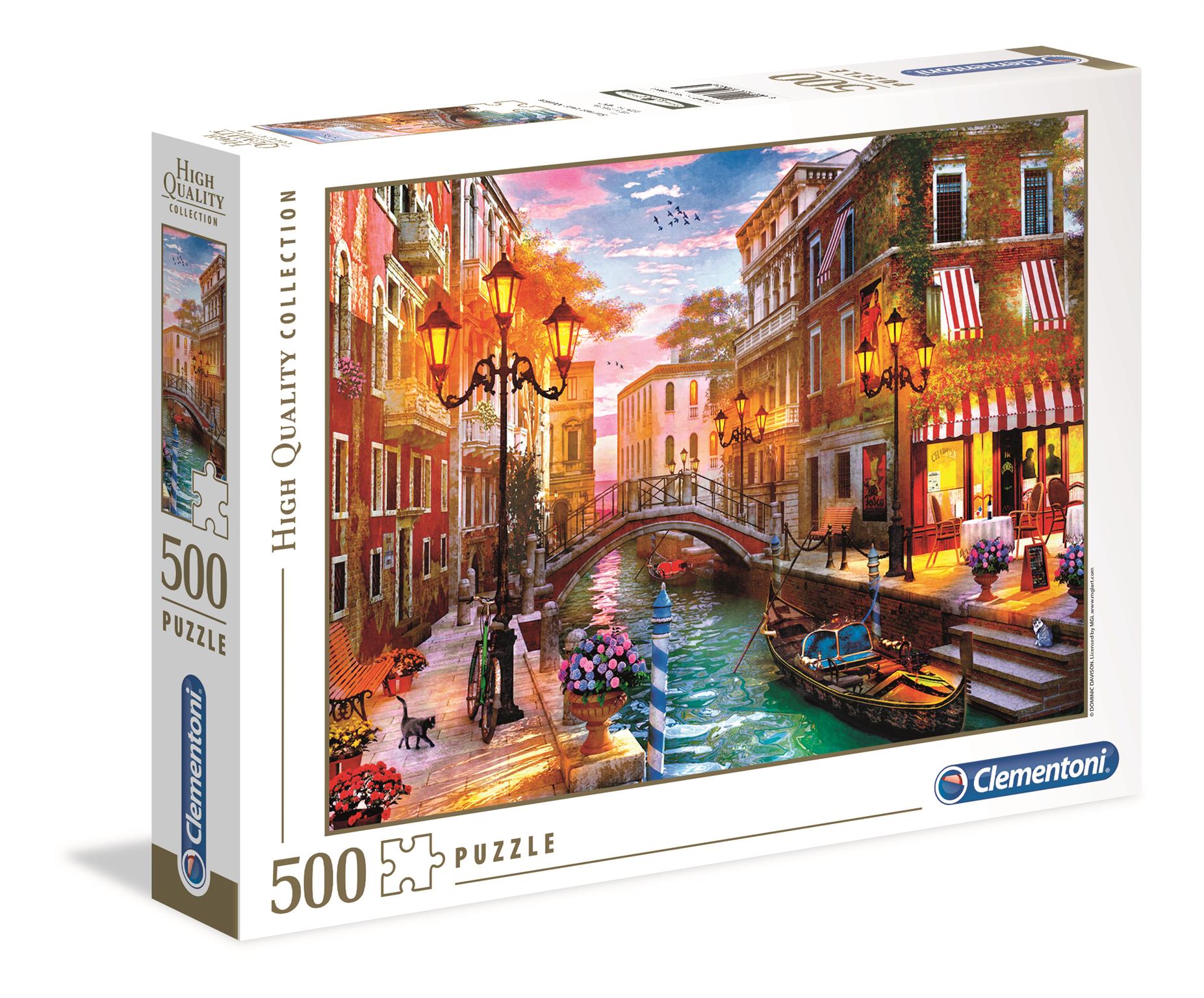 Clementoni: Puzzle 500 Pz - High Quality Collection - Sunset Over Venice