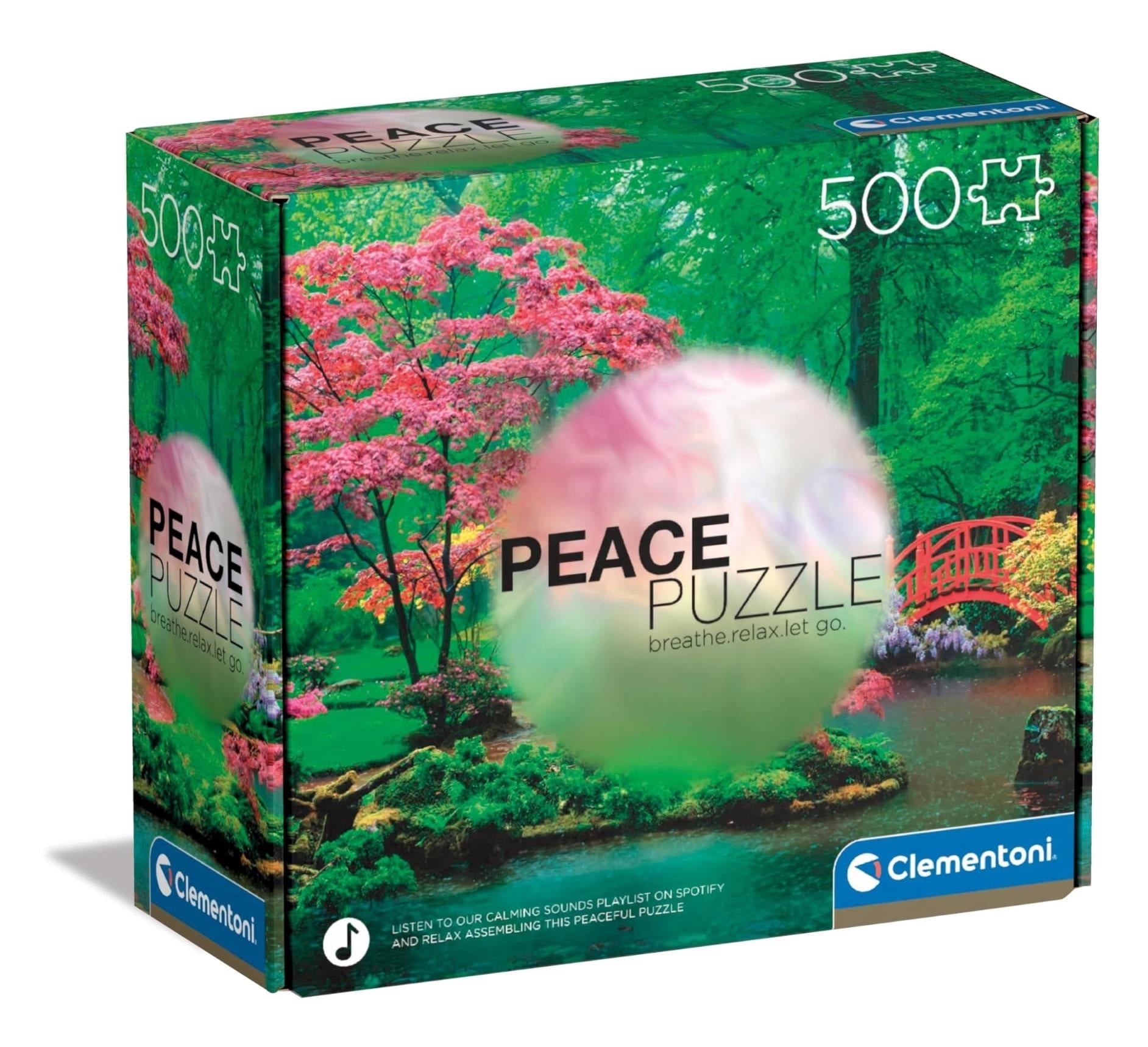 Clementoni Puzzle Adulti Peace Puzzle 500 Pz - Raindrops Lullaby 500 Peace Pz Made In Italy