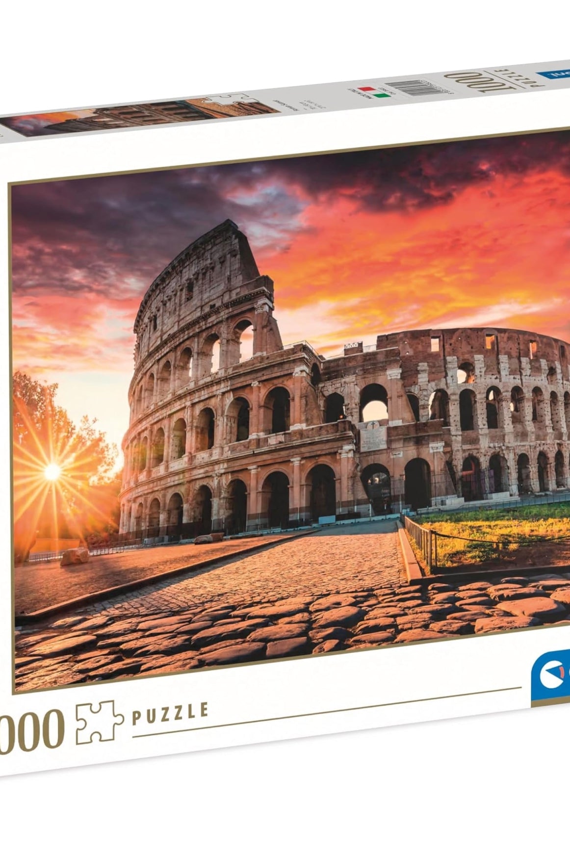 Clementoni Puzzle Adulti Roman Sunset1000 Hq Pz Made In Italy