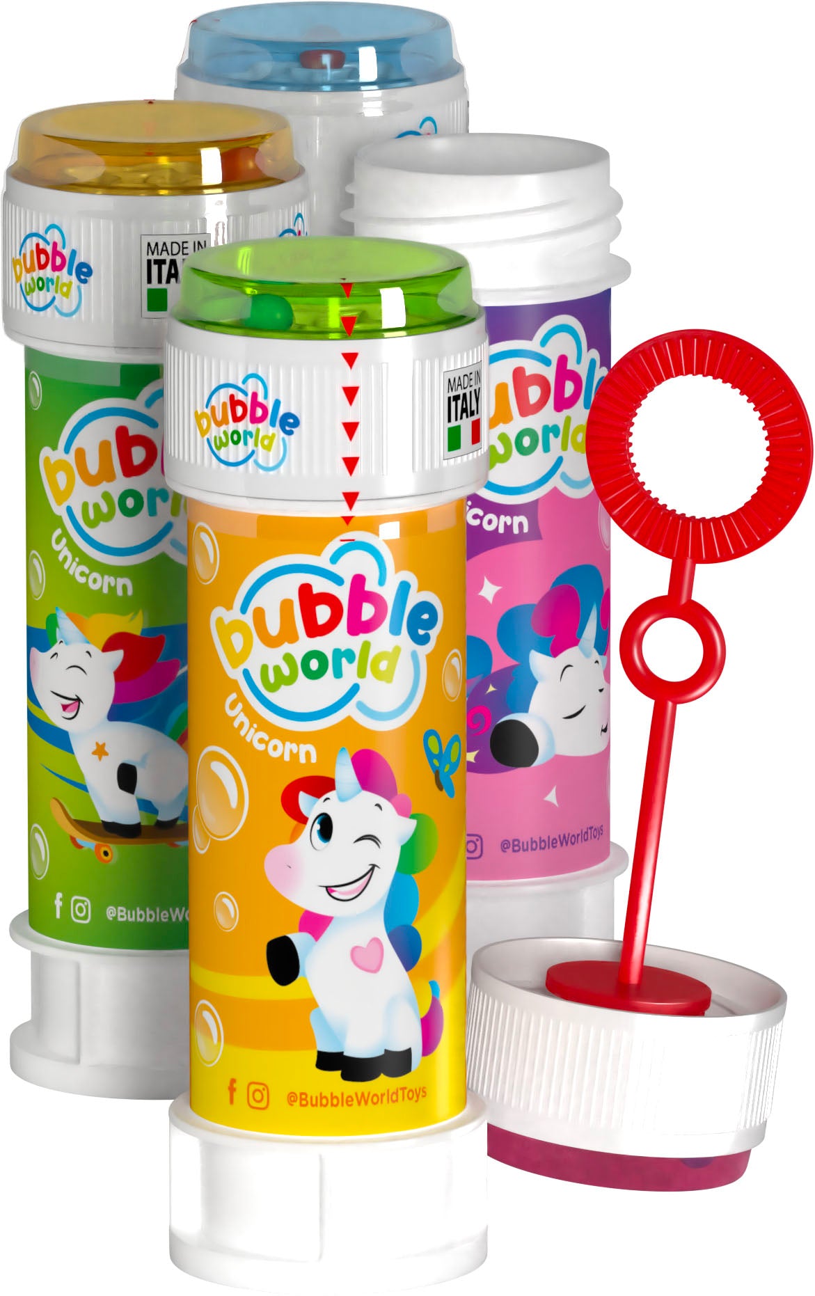 Display 36 Pz - Dulcop Bolle Di Sapone - Unicorn Bubbles - Flacone 60 Ml