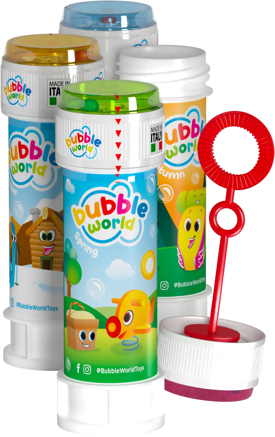 Display 36 Pz - Dulcop Bolle Di Sapone - Four Seasons Bubbles - 4 Labels New - Falcone 60 Ml