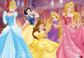 Disney: Lisciani - Principesse Disney - Puzzle Double-Face Supermaxi 60 Pz