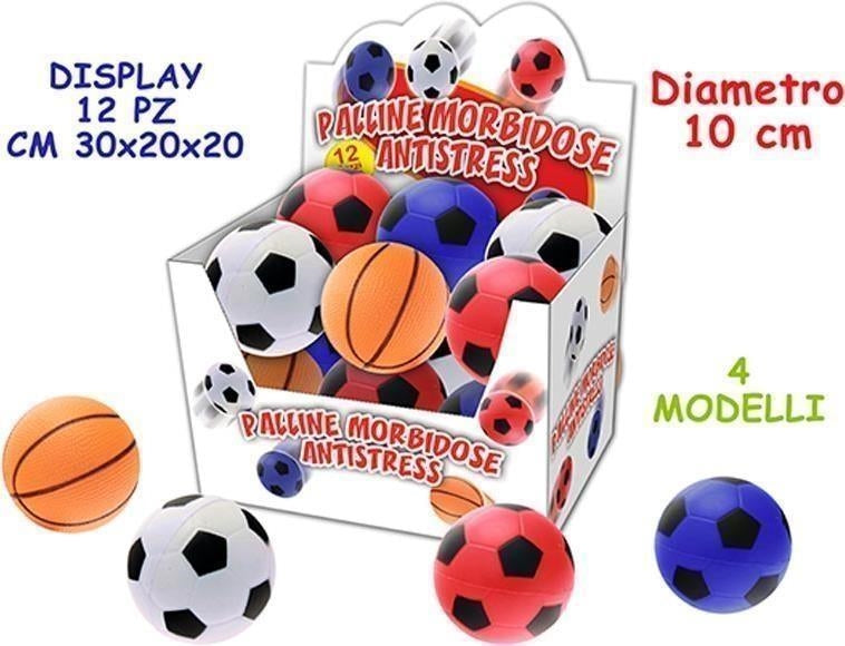 Teorema: Teos - Palline Antistress 12 Pz Diametro 100 Mm (Assortimento)