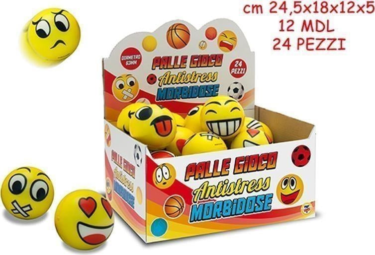 Teorema: Teos - Pallina Smiley Antistress Diametro 63 Mm (Assortimento)