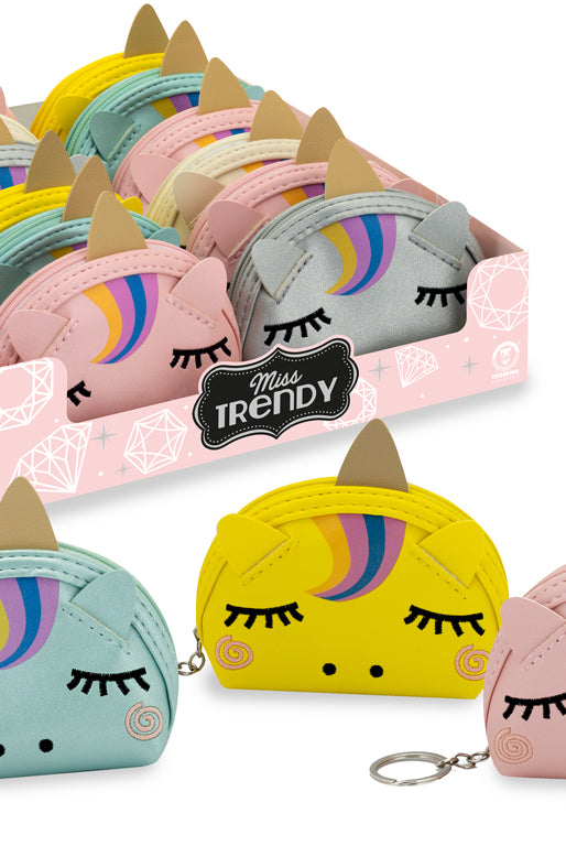 Teorema: Miss Signorina - Portamonete Unicorno 6 Mdl Ass 12 Pcs - Display Box