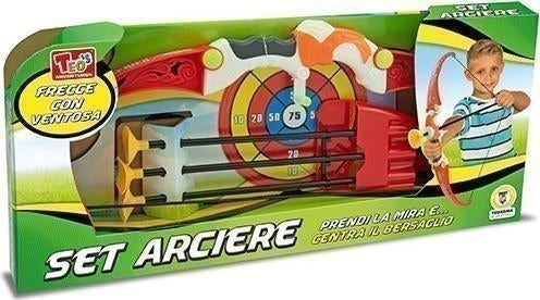 Teorema: Teo's - Set Arciere Con Arco Frecce E Bersaglio - Open Touch Box