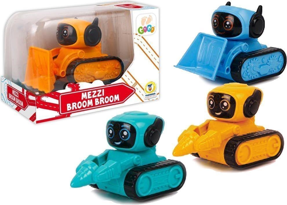 Teorema: Gogo - Mezzi Broom Broom Funny Robot A Frizione 4 Colori Ass - Window Box