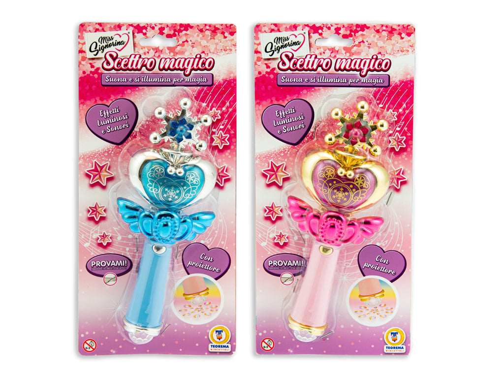 Teorema: Miss Signorina - Scettro Magico Con Proiettore Luci E Suoni (Assortimento)