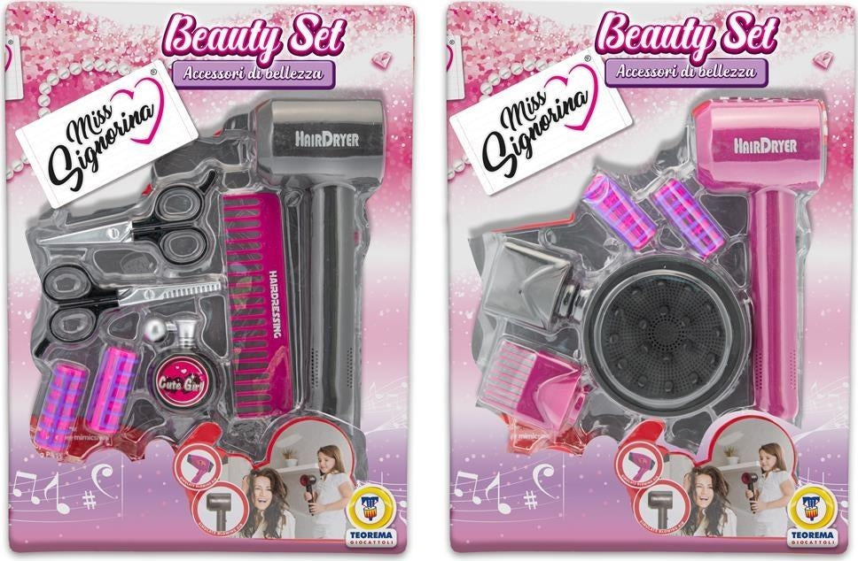Teorema: Miss Signorina - Set Parrucchiera Phon A Batteria (Assortimento)