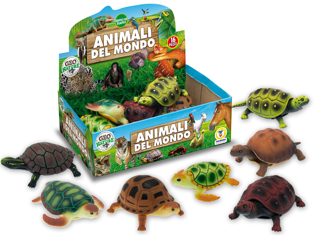 Teorema: Geo Nature - Tartarughe Colorate Soffici 16 Pz
