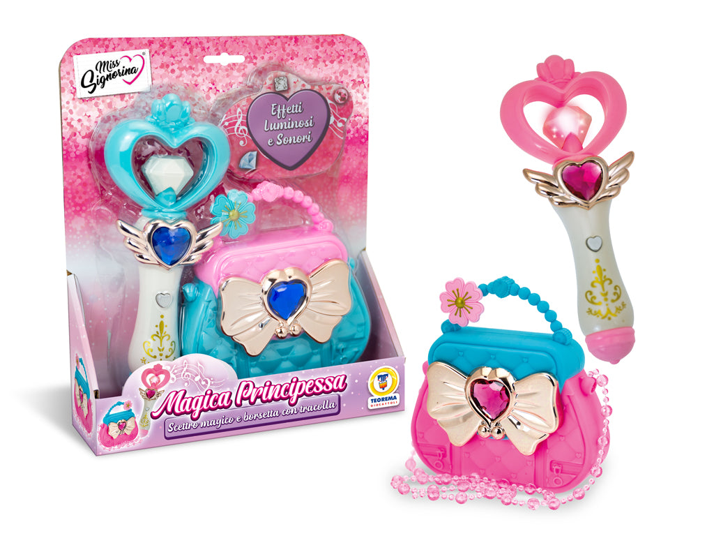 Teorema: Miss Signorina - Borsetta Con Tracolla Scettro Luci E Suoni - Window Box